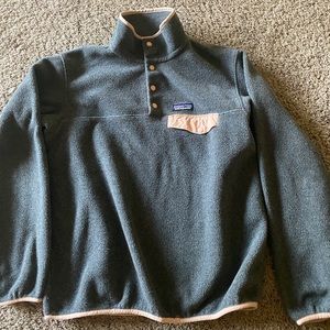 Patagonia Re-Tool Snap-T Fleece Pullover in Charcoal Grey